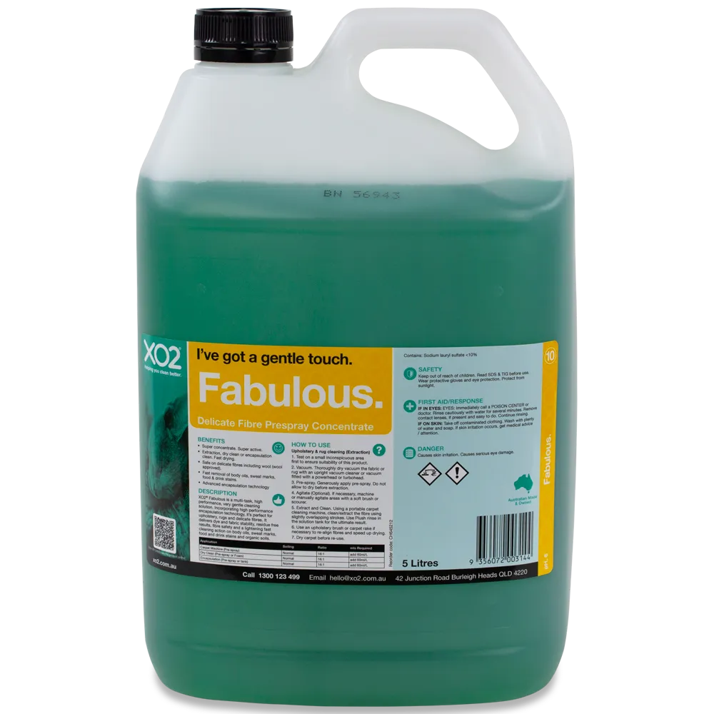 Fabulous - Upholstery & Fabric Cleaning Liquid